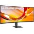 LG 34U640B-B UltraWide U6 Curved | WQHD 21:9 144Hz, All-in-One USB Type-C, Height & Tilt Adjustable Stand - Productivity Monitor